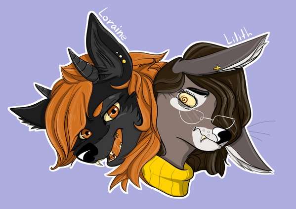Loraine and Lilith by Lo