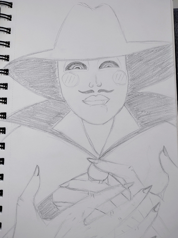 Animated Erik, Sketch by Lo