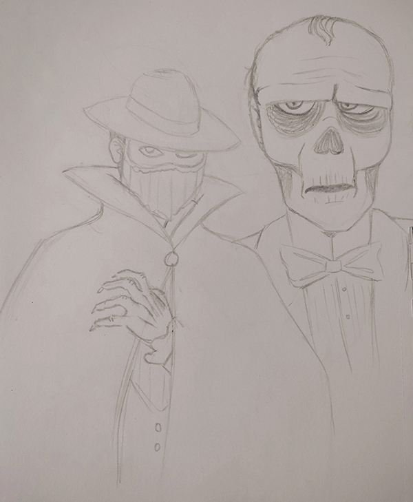 Leroux's Erik, Sketch by Lo